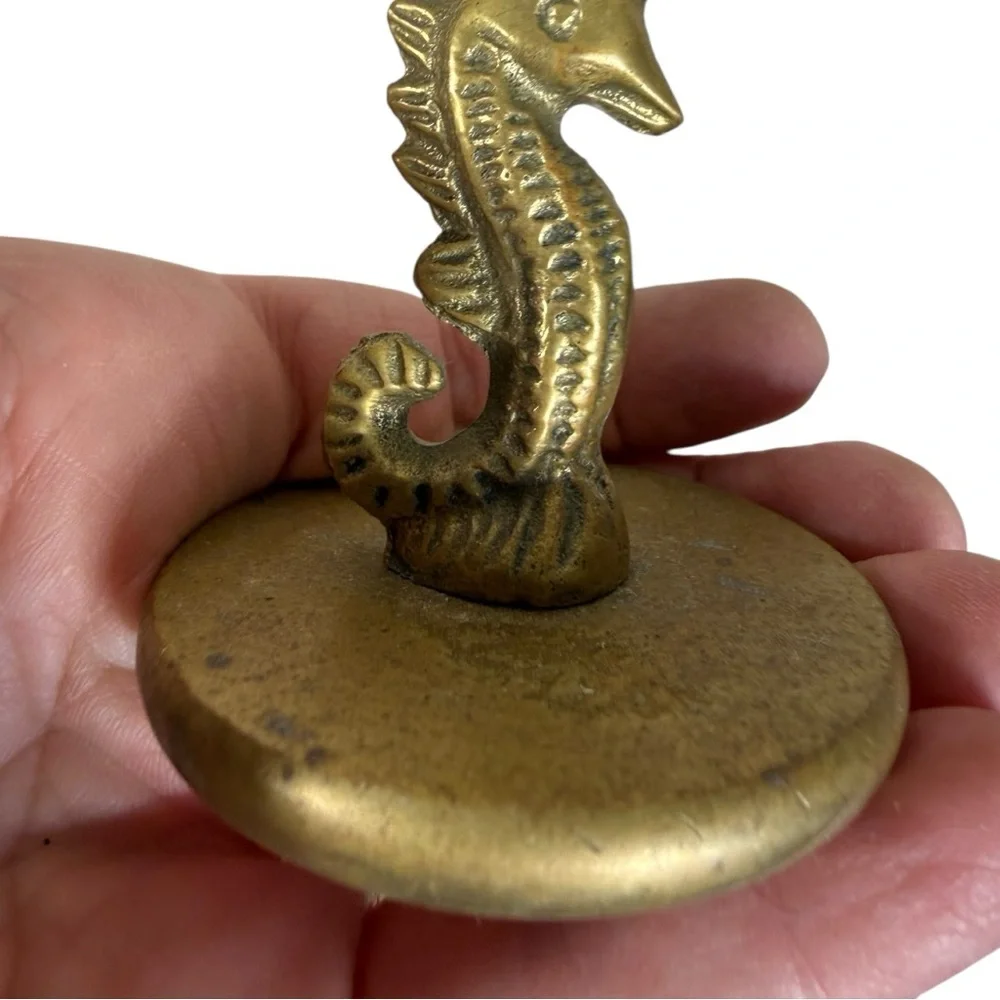 Brass Seahorse Figurine‎